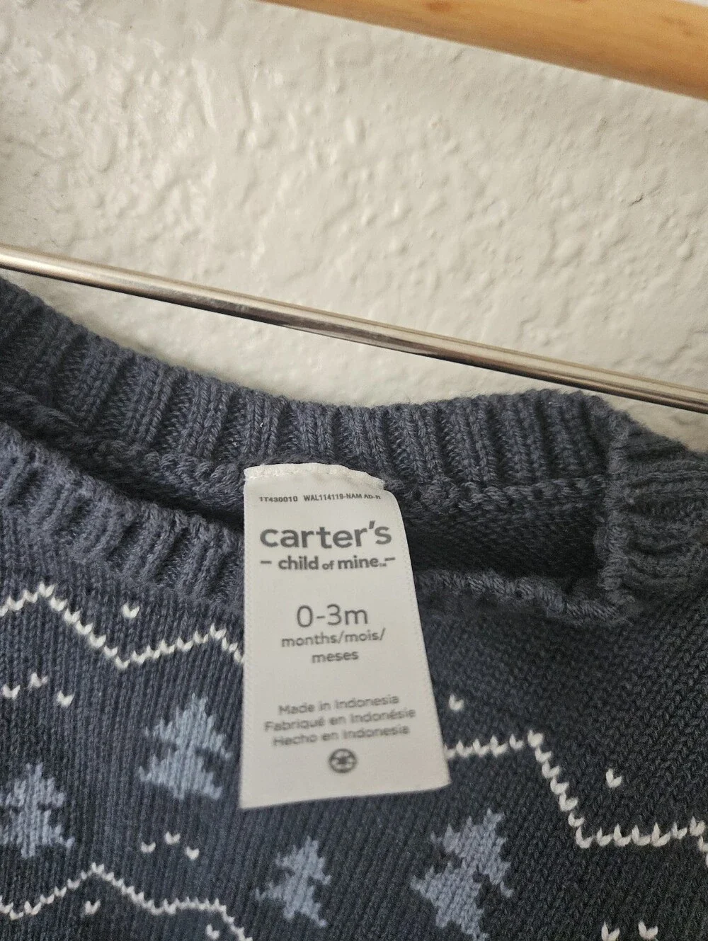nwot carters sweater, 3 months